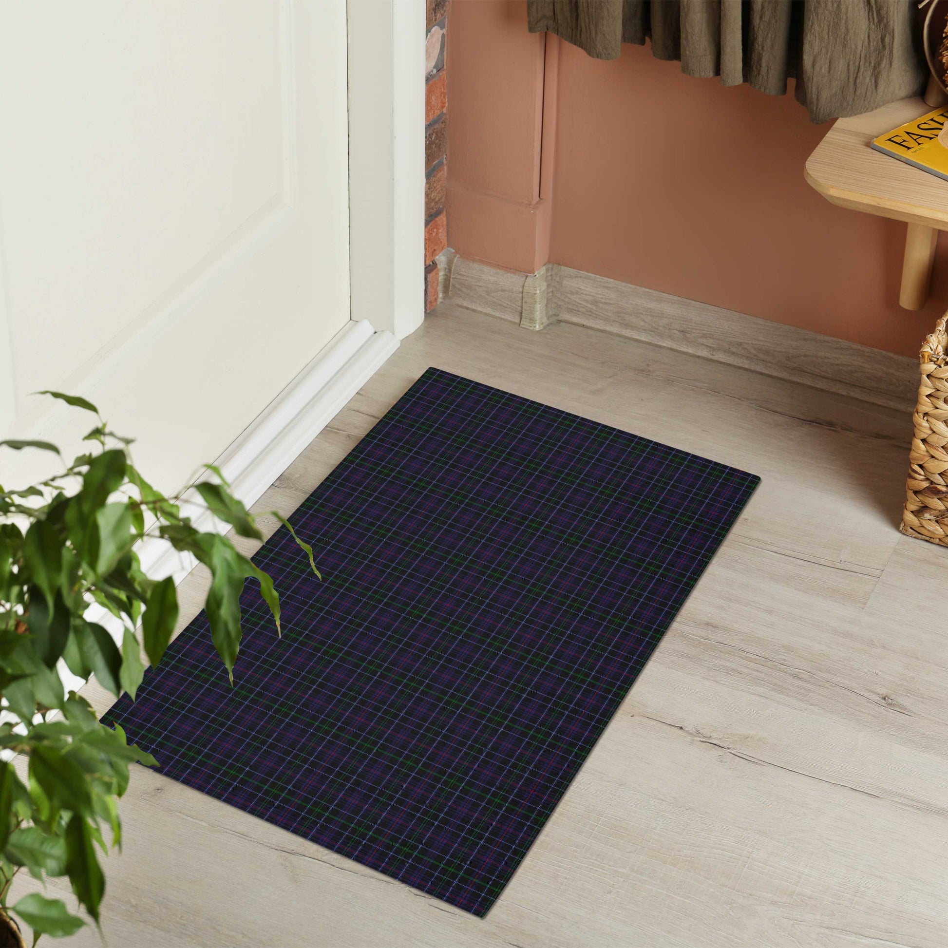 Pride (Wales) Tartan Rubber Doormat - Tartan Vibes Clothing