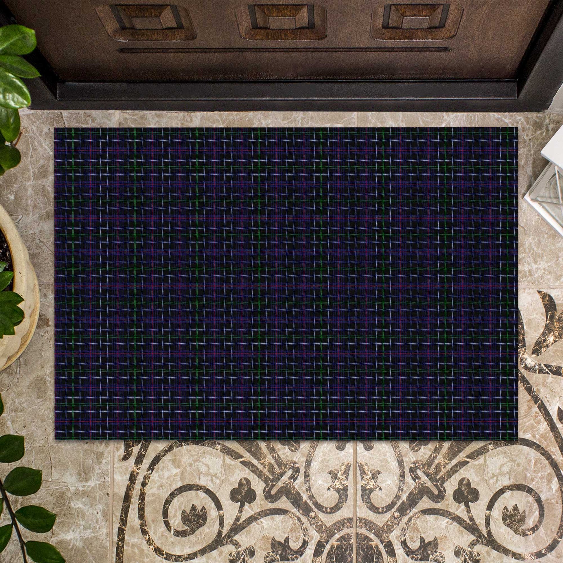 Pride (Wales) Tartan Rubber Doormat - Tartan Vibes Clothing