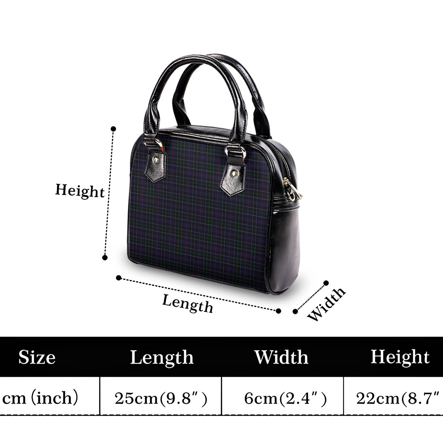 Pride (Wales) Tartan Shoulder Handbags - Tartan Vibes Clothing