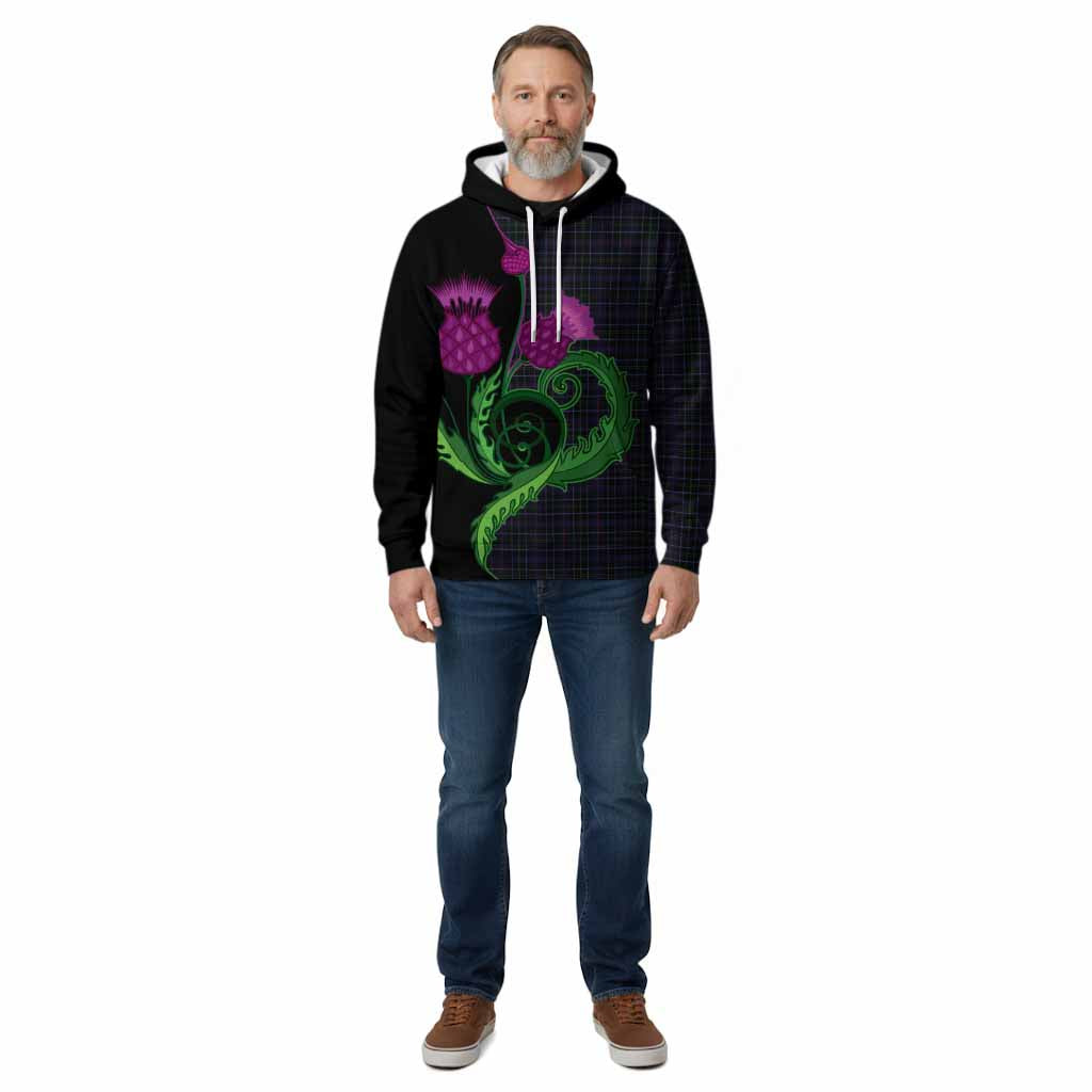 Pride (Wales) Tartan Cotton Hoodie Traditional Scottish Thistle