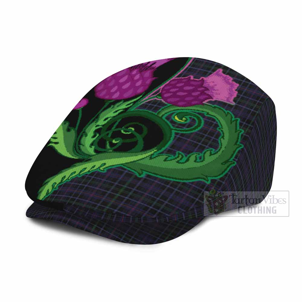 Pride (Wales) Tartan Flat Cap, Jeff Cap Traditional Scottish Thistle