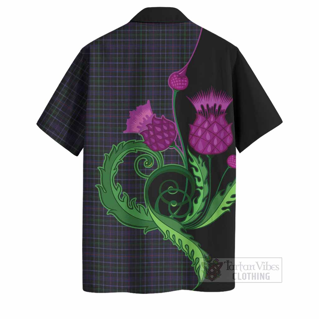Pride (Wales) Tartan Hawaiian Shirt Traditional Scottish Thistle