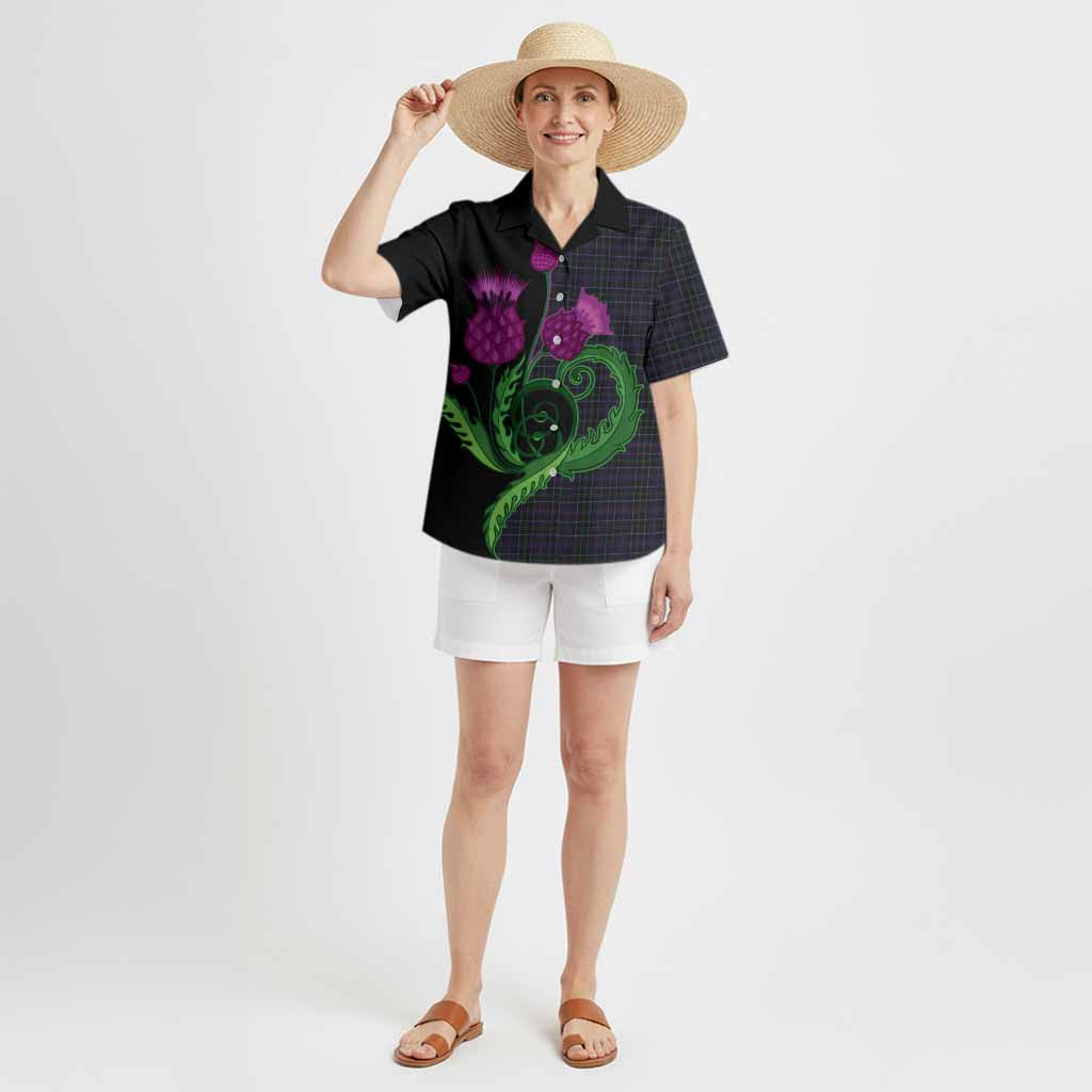 Pride (Wales) Tartan Hawaiian Shirt Traditional Scottish Thistle