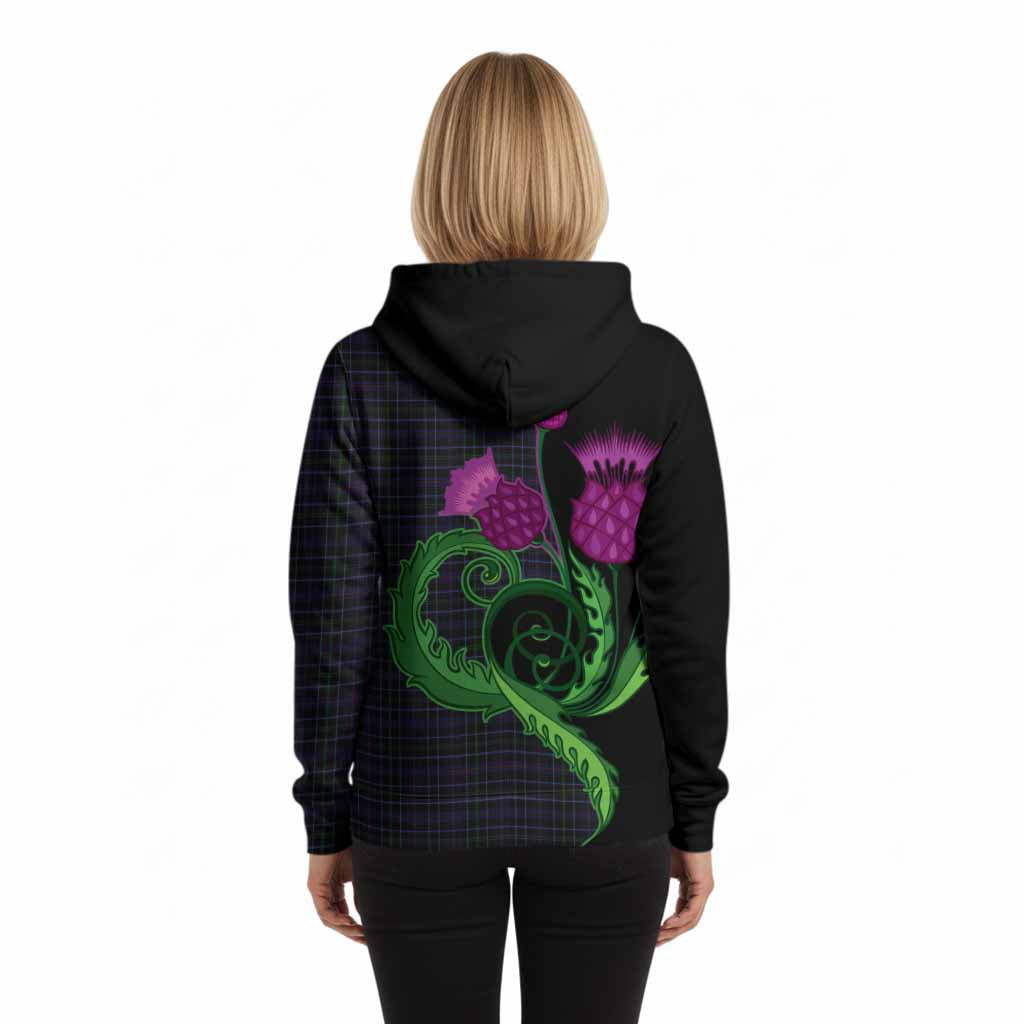 Pride (Wales) Tartan Hoodie Traditional Scottish Thistle