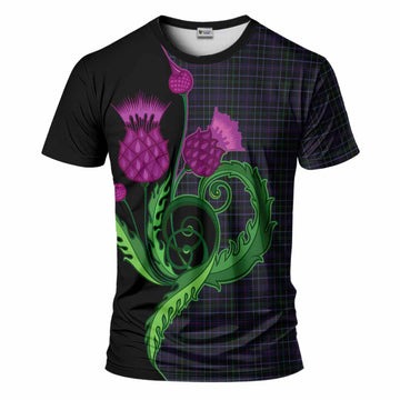 Pride (Wales) Tartan T-Shirt Traditional Scottish Thistle
