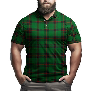 Primrose Tartan Mens Polo Shirt