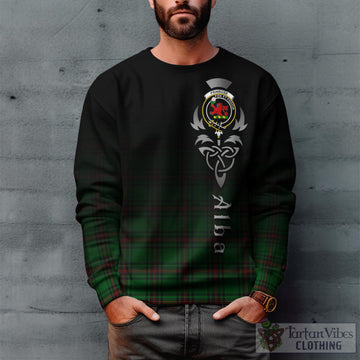 Primrose Tartan Sweatshirt Featuring Alba Gu Brath Family Crest Celtic Inspired