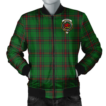 Primrose Tartan Bomber Jacket with Family Crest