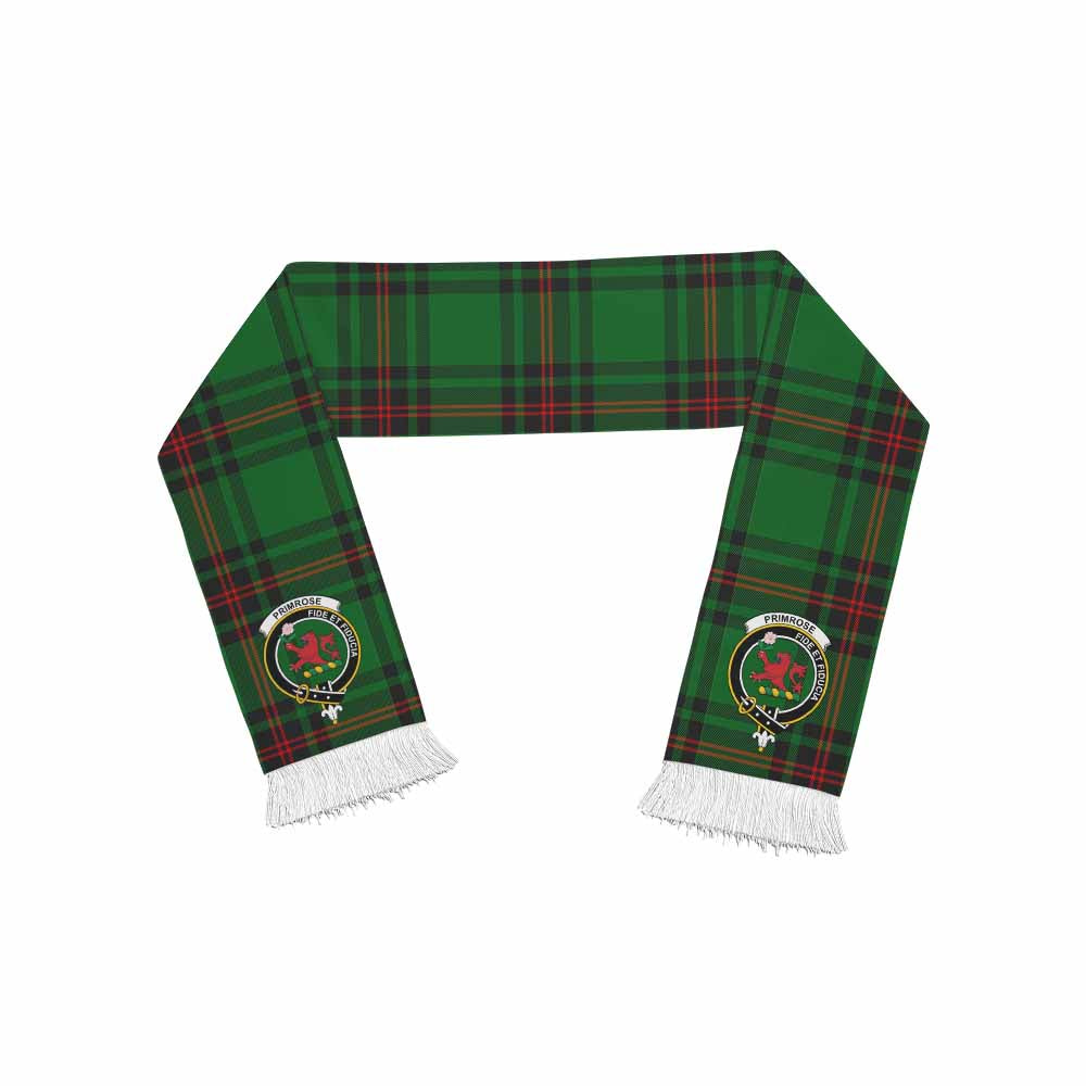 Tartan Vibes Clothing Primrose Tartan Ruffneck Scarf with Family Crest