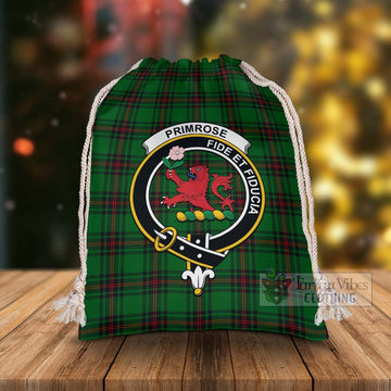 Tartan Vibes Clothing Primrose Tartan Christmas Santa's Bag with Family Crest
