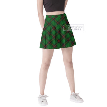 Primrose Tartan Women's Plated Mini Skirt