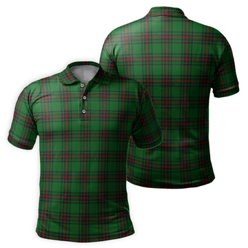 Primrose Tartan Mens Polo Shirt