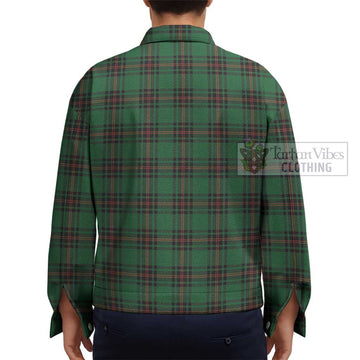 Primrose Tartan Unisex Lapel Cotton Jacket