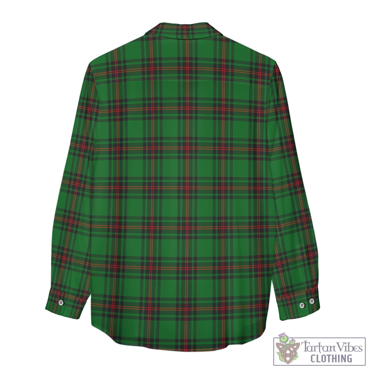 Tartan Vibes Clothing Primrose Tartan Womens Casual Shirt with Family Crest