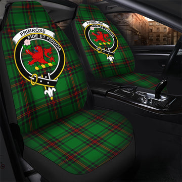 Primrose Tartan Car Seat Cover with Family Crest