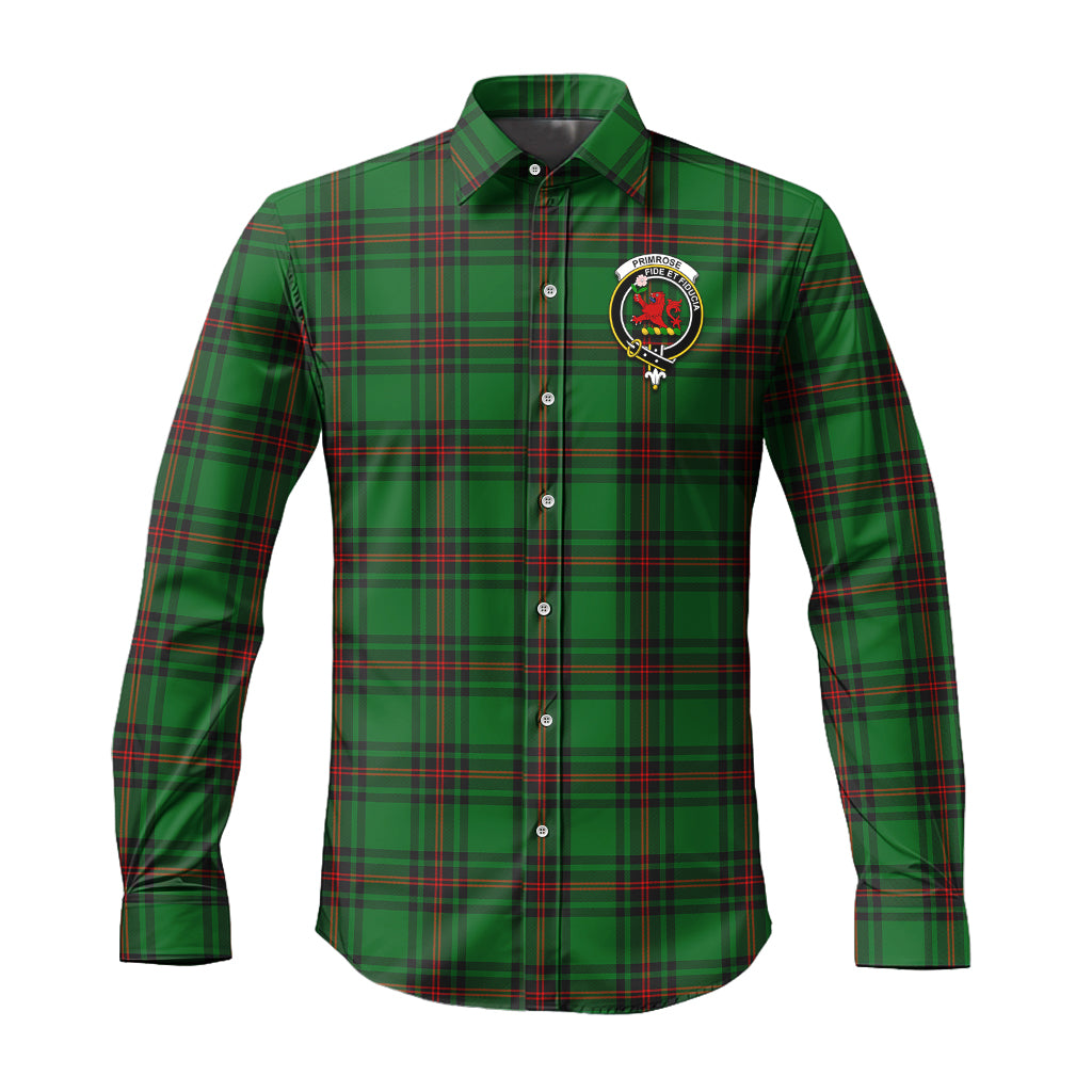 primrose-tartan-long-sleeve-button-up-shirt-with-family-crest