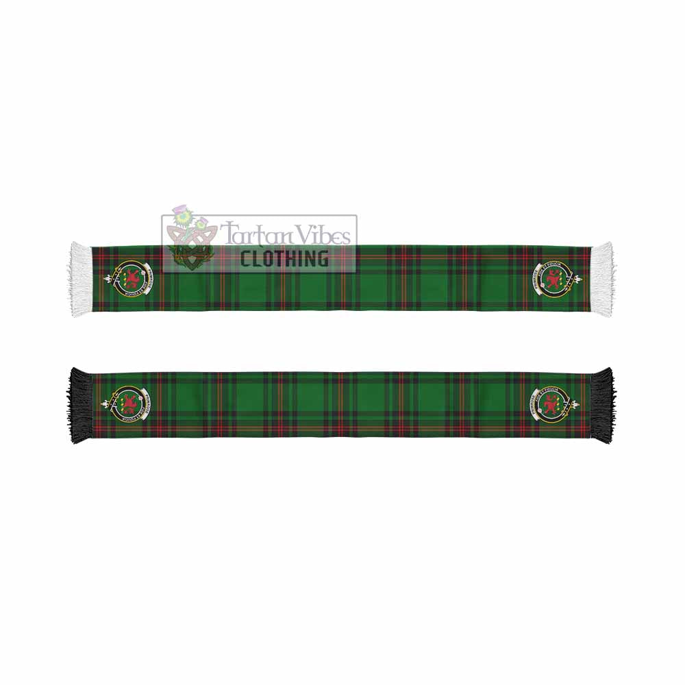 Tartan Vibes Clothing Primrose Tartan Ruffneck Scarf with Family Crest