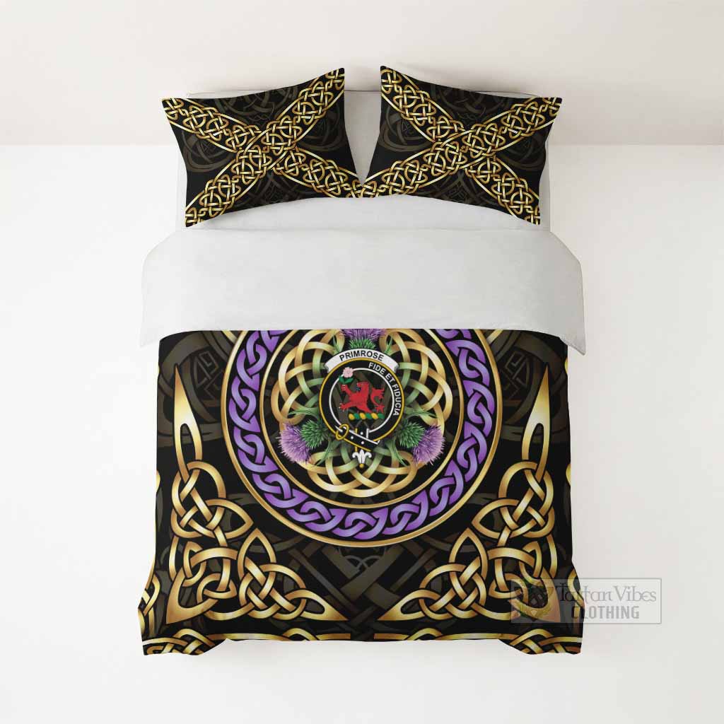 Primrose Clan Crest Bedding Set Celtic Scottish Thistle
