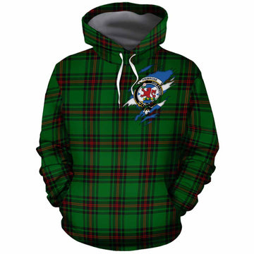 Primrose Clan Crest In Me Tartan Cotton Hoodie Scotland Flag Style