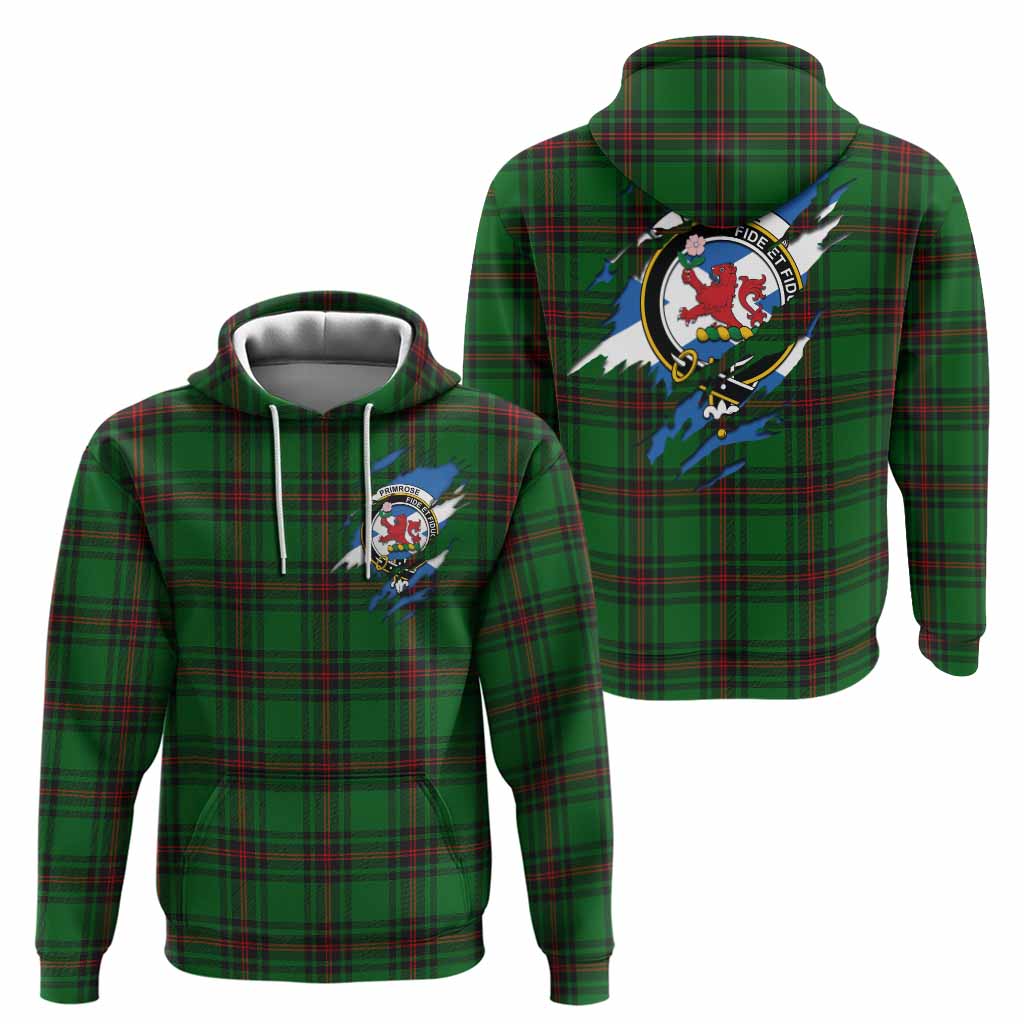 Primrose Clan Crest In Me Tartan Hoodie Scotland Flag Style