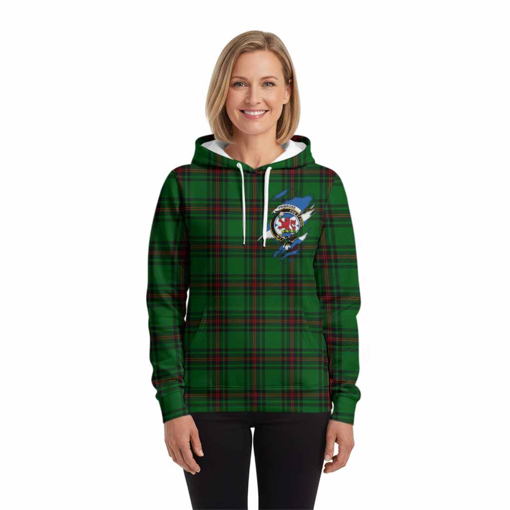 Primrose Clan Crest In Me Tartan Hoodie Scotland Flag Style