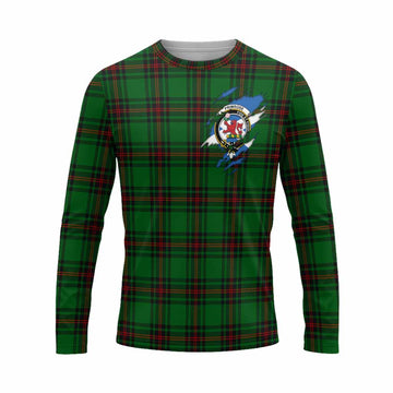 Primrose Clan Crest In Me Tartan Long Sleeve T-Shirt Scotland Flag Style