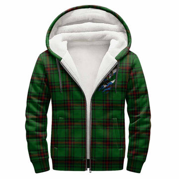 Primrose Clan Crest In Me Tartan Sherpa Hoodie Scotland Flag Style