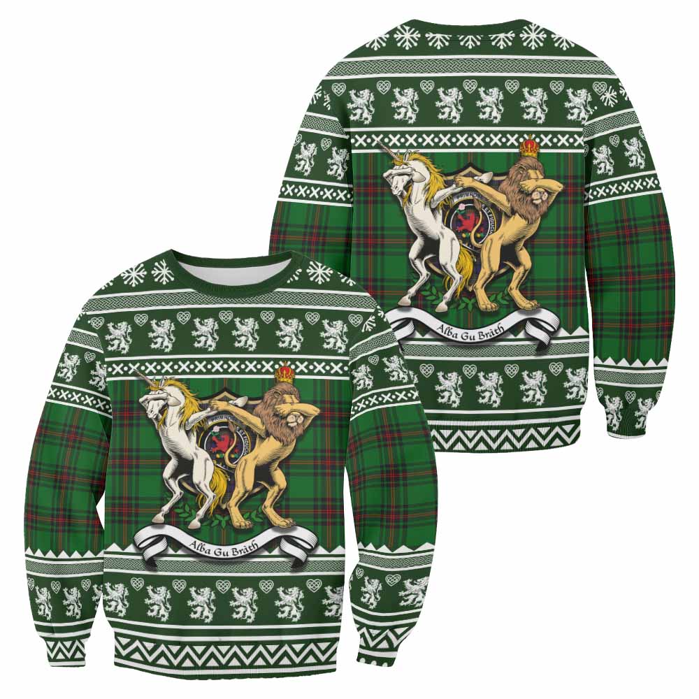 Primrose Clan Tartan Crest Christmas Sweatshirt Coat of Arms Funny Style - Tartan Vibes Clothing