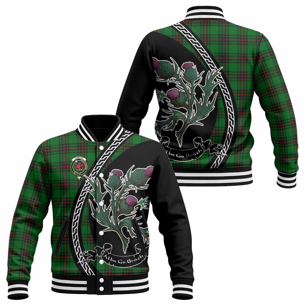 Primrose Family Crest Tartan Baseball Jacket Alba Thistle Inspired - Tartan Vibes Clothing