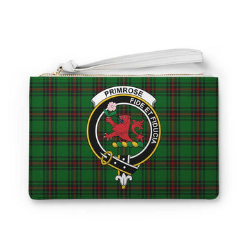 Tartan Vibes Clothing Primrose Family Crest Tartan Clutch Bag