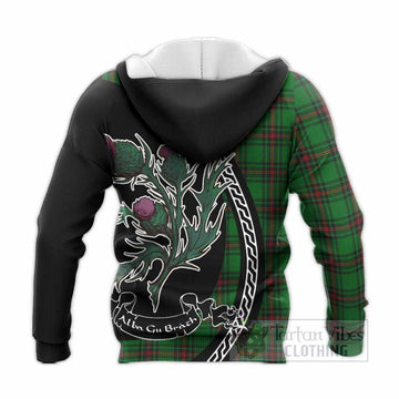Primrose Family Crest Tartan Knitted Hoodie Alba Thistle Inspired