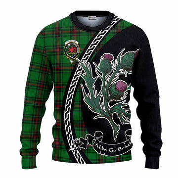 Primrose Family Crest Tartan Knitted Sweater Alba Thistle Inspired - Tartan Vibes Clothing