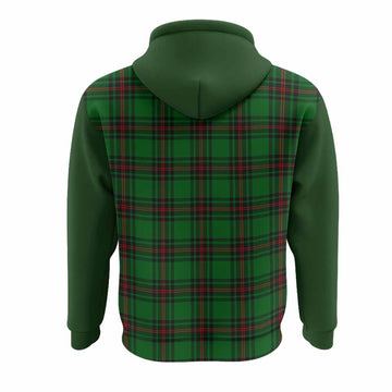 Primrose Tartan Accent Hoodie with Family Crest