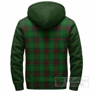 Primrose Tartan Accent Sherpa Hoodie with Family Crest