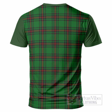 Primrose Tartan Accent T-Shirt with Family Crest