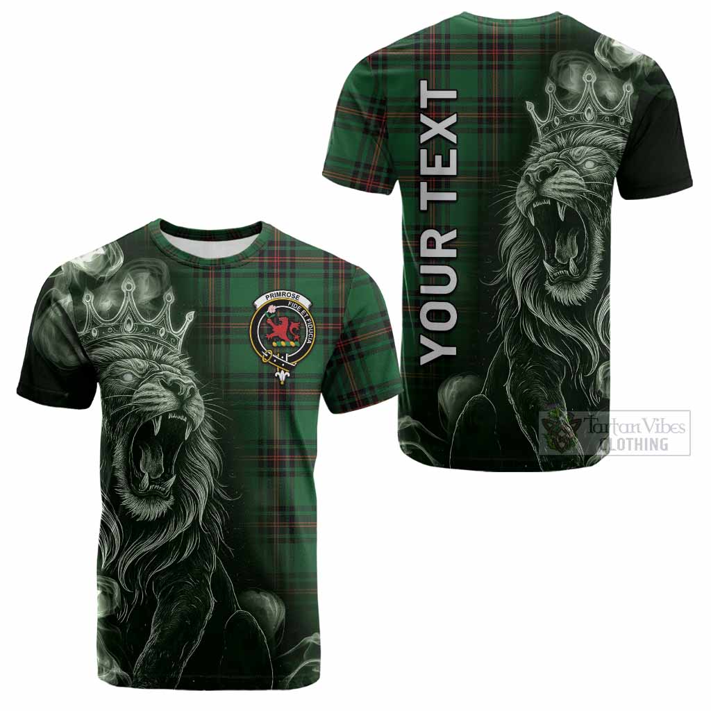 Primrose Tartan Cotton T-shirt Roaring Lion Heritage