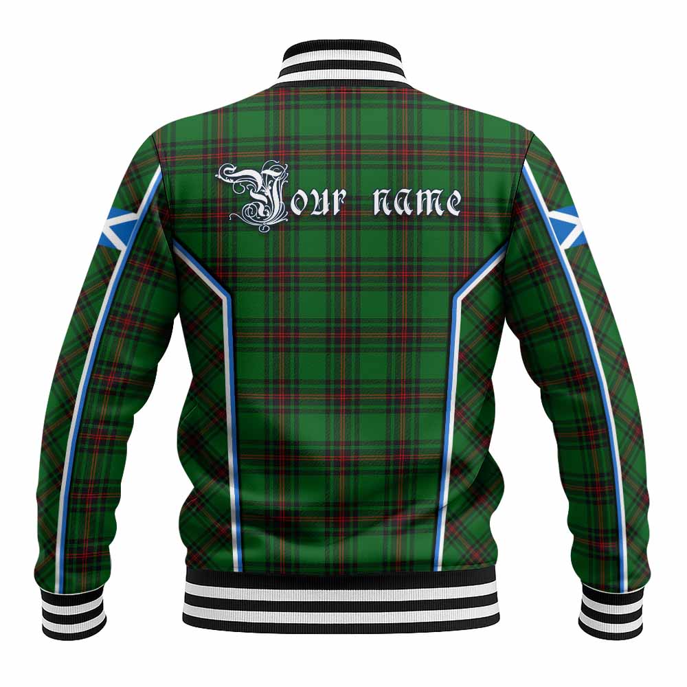 Primrose Tartan Crest Baseball Jacket Scotland Coat of Arm Flag Style - Tartan Vibes Clothing