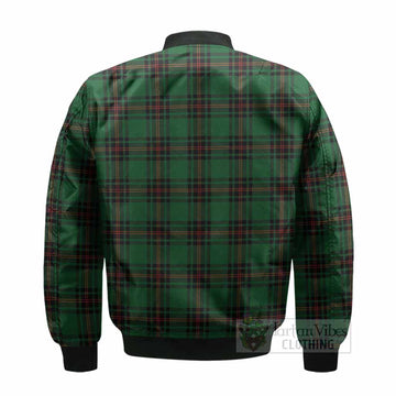 Primrose Tartan Crest Bomber Jacket Ferocious Lion Style