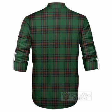 Primrose Tartan Crest Ghillie Shirt Ferocious Lion Style
