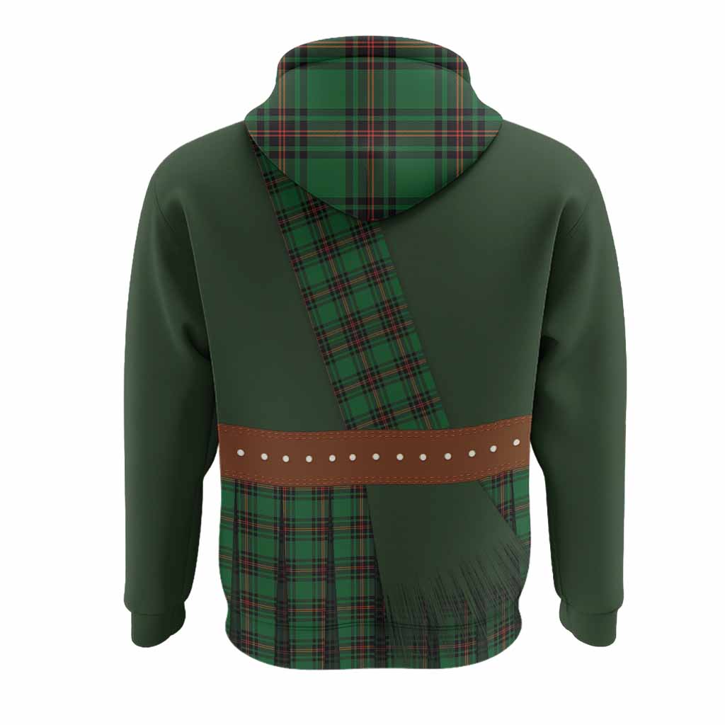 Primrose Tartan Crest Hoodie Kilt Costume Style