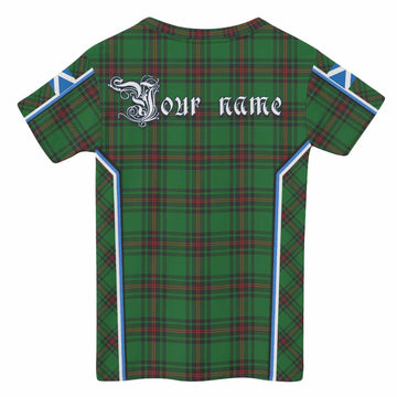 Primrose Tartan Crest Kid T-shirt Scotland Coat of Arm Flag Style