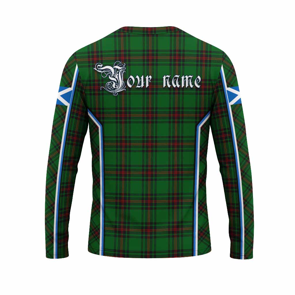 Primrose Tartan Crest Long Sleeve T-Shirt Scotland Coat of Arm Flag Style - Tartan Vibes Clothing