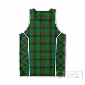 Primrose Tartan Crest Men Tank Top Scotland Coat of Arm Flag Style - Tartan Vibes Clothing