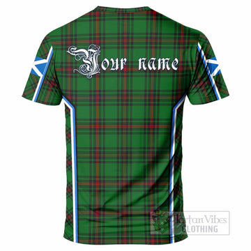 Primrose Tartan Crest T-shirt Scotland Coat of Arm Flag Style - Tartan Vibes Clothing
