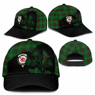 Primrose Tartan Family Crest Classic Cap Scotland Thistle Floral Flag Style