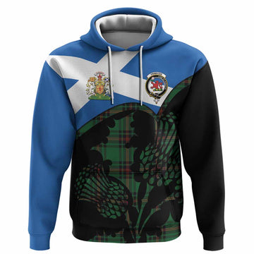 Primrose Tartan Family Crest Hoodie Scotland Thistle Floral Flag Style