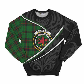 Primrose Tartan Family Crest Sweatshirt Celtic Scottish Thistle Floral