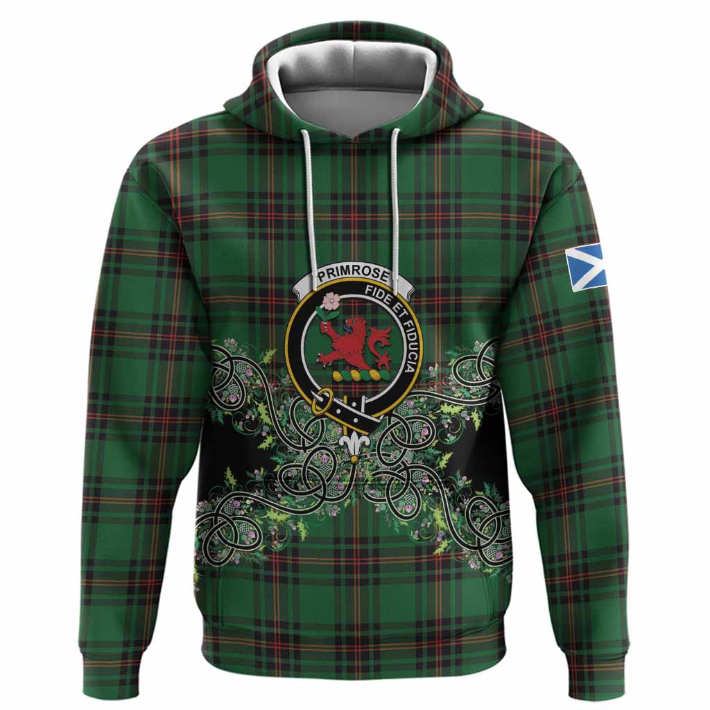 Primrose Tartan Hoodie Thistle Scottish Spirit