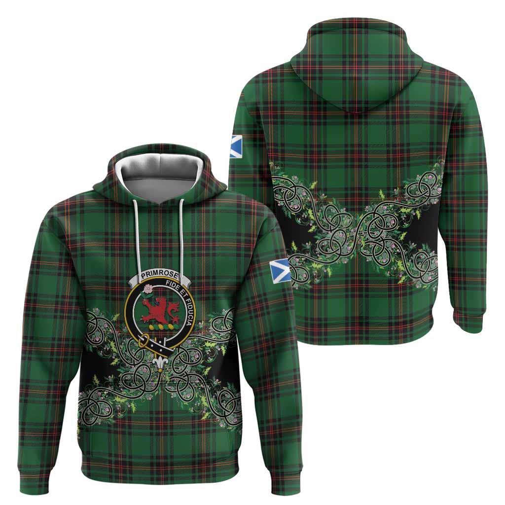 Primrose Tartan Hoodie Thistle Scottish Spirit