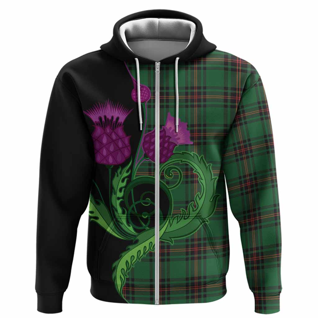 Primrose Tartan Hoodie Traditional Scottish Thistle
